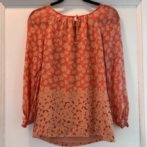 Tory Burch 100% Silk Tunic Shirt